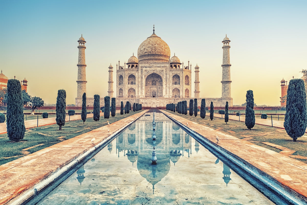 Taj Mahal: Reflection Serenity Wall Mural