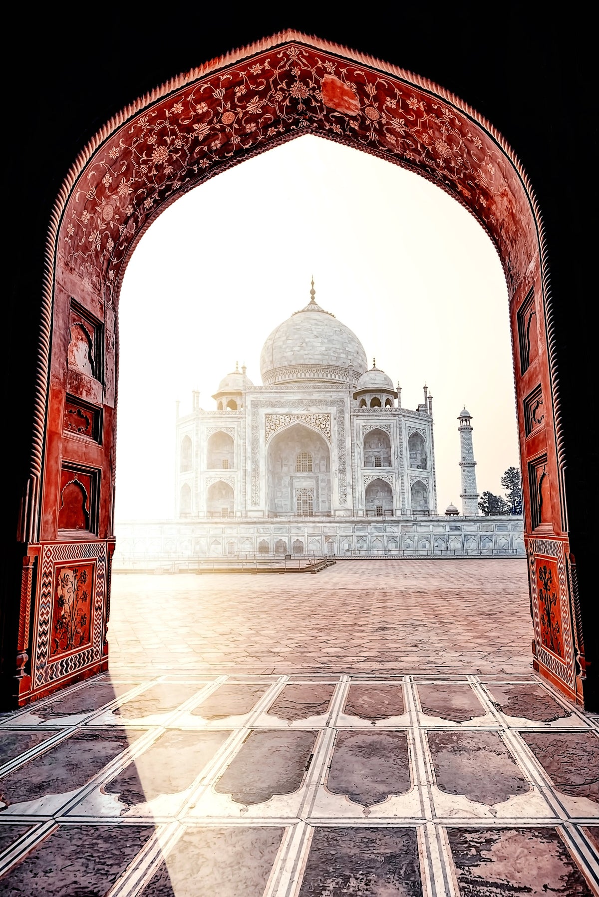 Taj Mahal Vista Wall Mural in your room — zoomed