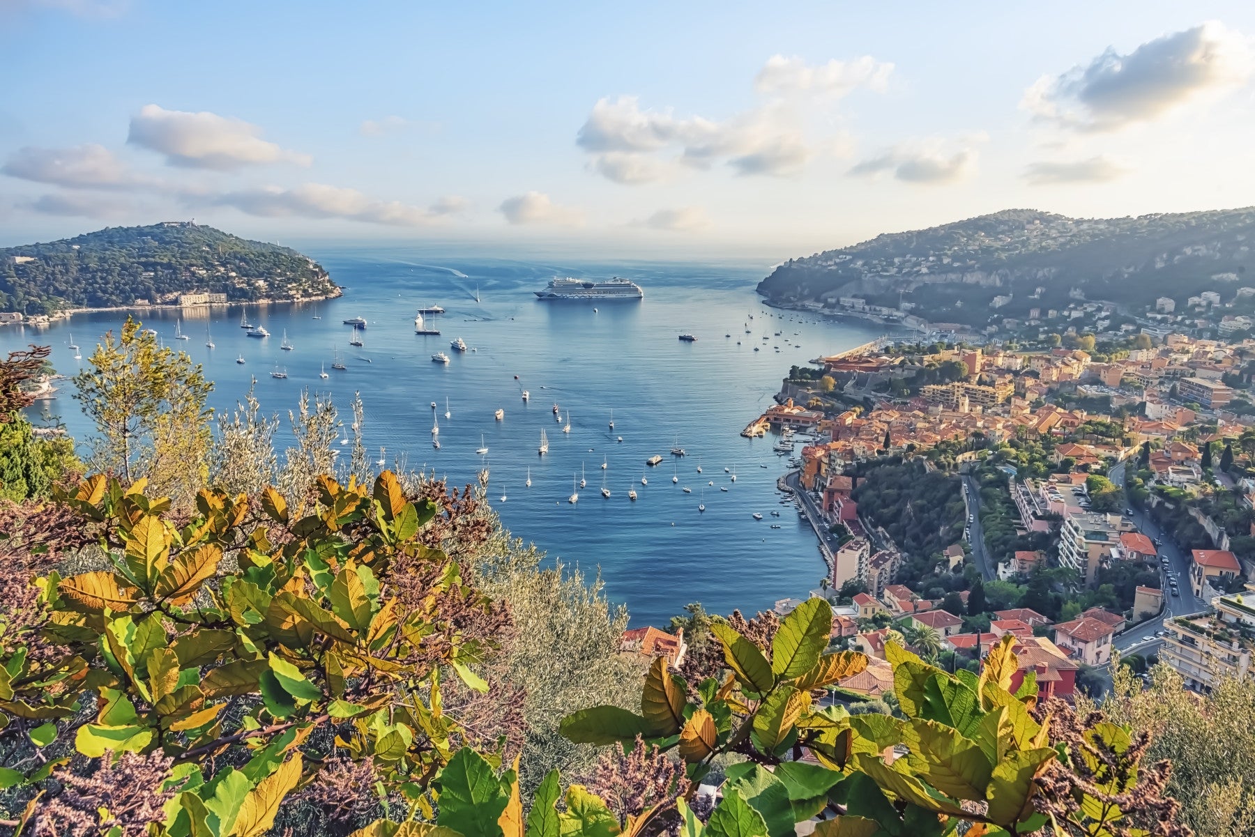 French Riviera Vista Wall Mural