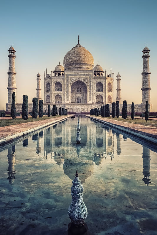 Taj Mahal: A Reflective Wonder Wall Mural