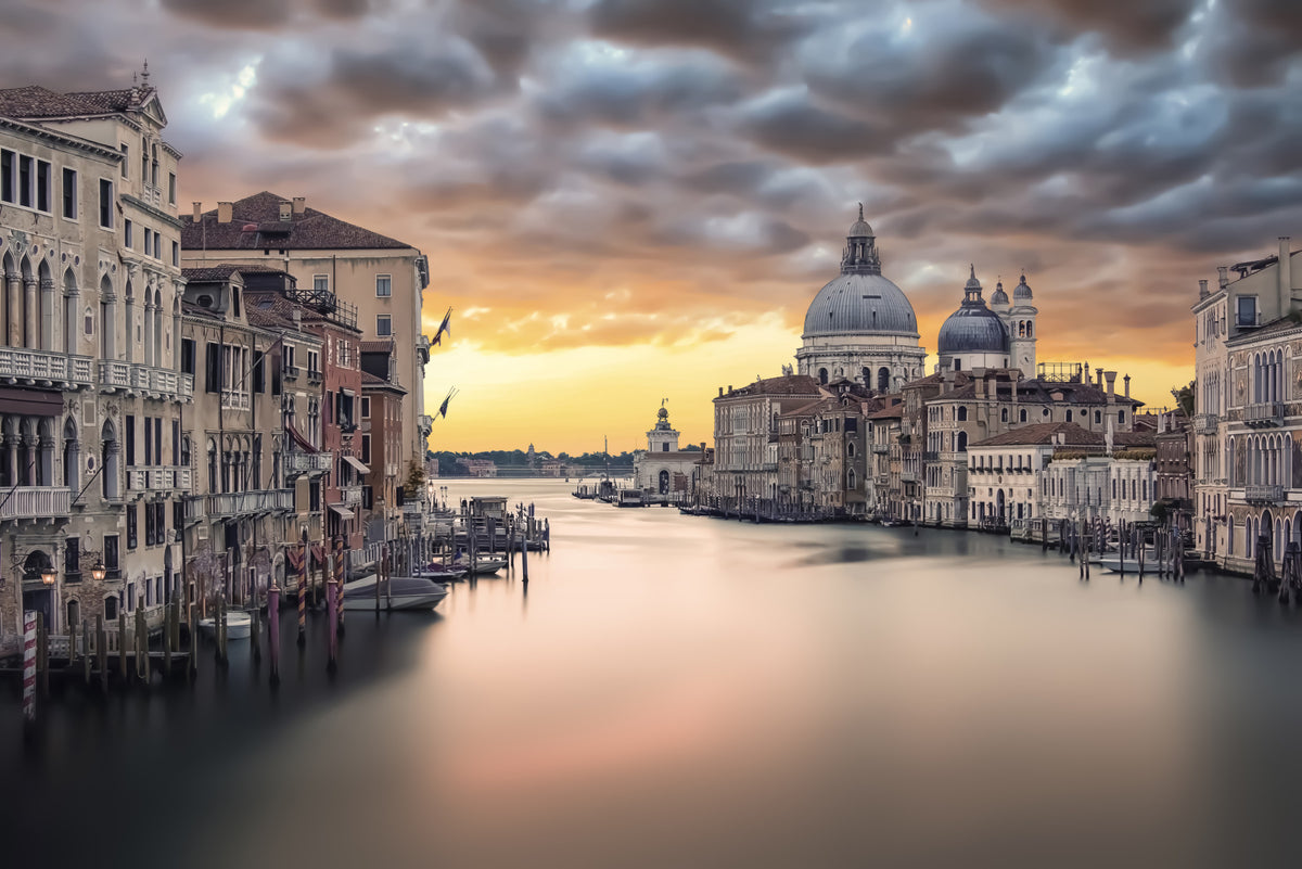 Grand Canal Sunset Wall Mural in your room — zoomed