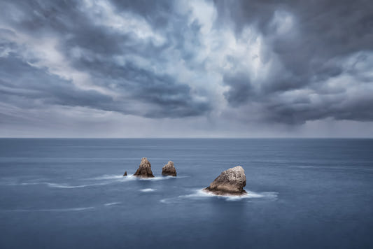 Moody Ocean Vista Wall Mural
