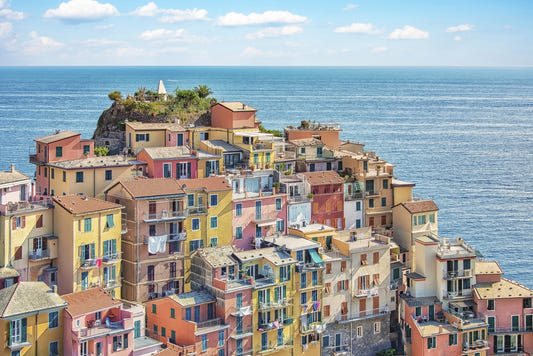 Coastal Village Charm Wall Mural