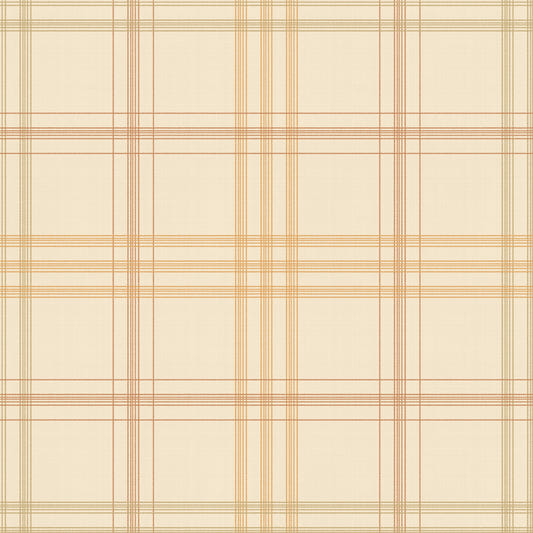 Harvest Plaid Muted Autumnal Wallpaper⁠