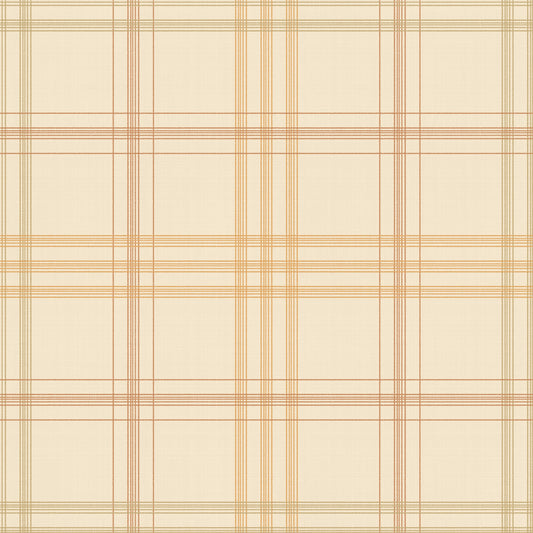Harvest Plaid Muted Autumnal Wallpaper⁠