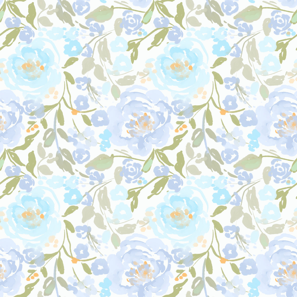 Watercolor Sky Blossom Wallpaper⁠