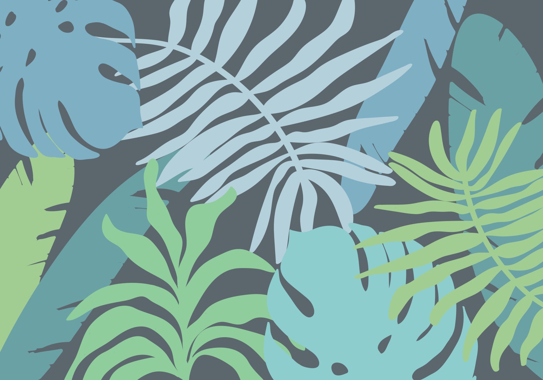 Tropical Serenity Wall Mural