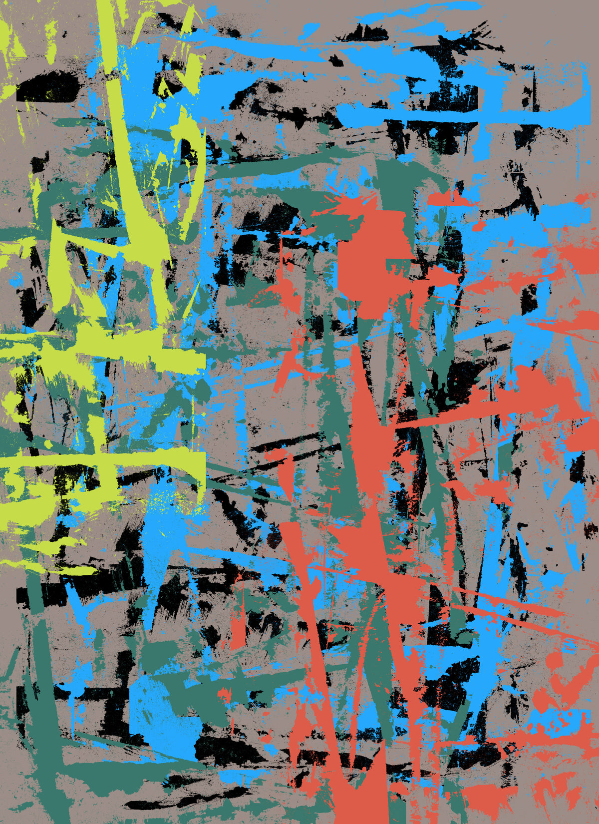 Radical Wall Mural in your room — zoomed