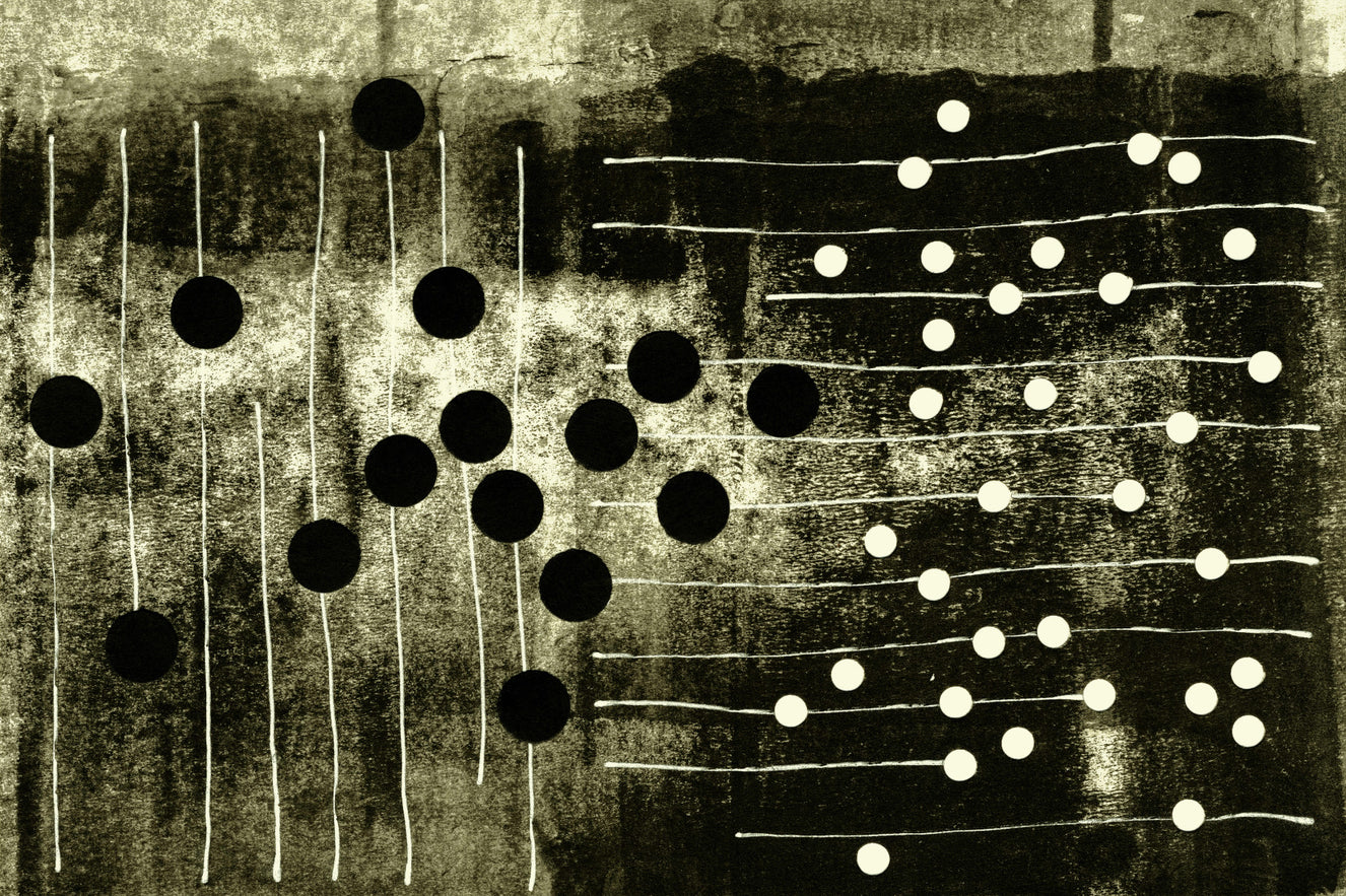 Monochrome Rhythms Wall Mural -2749386
