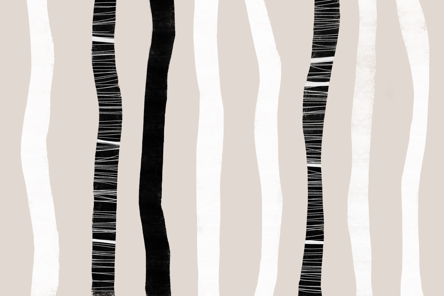 Urban Birch Wall Mural -2303047