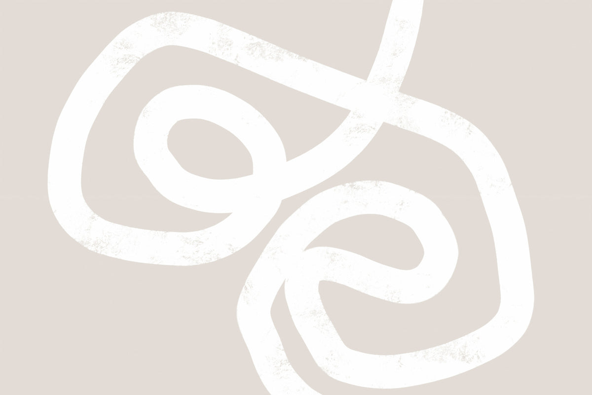 Minimalist Loop Wall Mural -2312208 in your room — zoomed