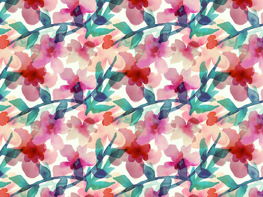 Painted Bloomscape Wall Mural -2671425