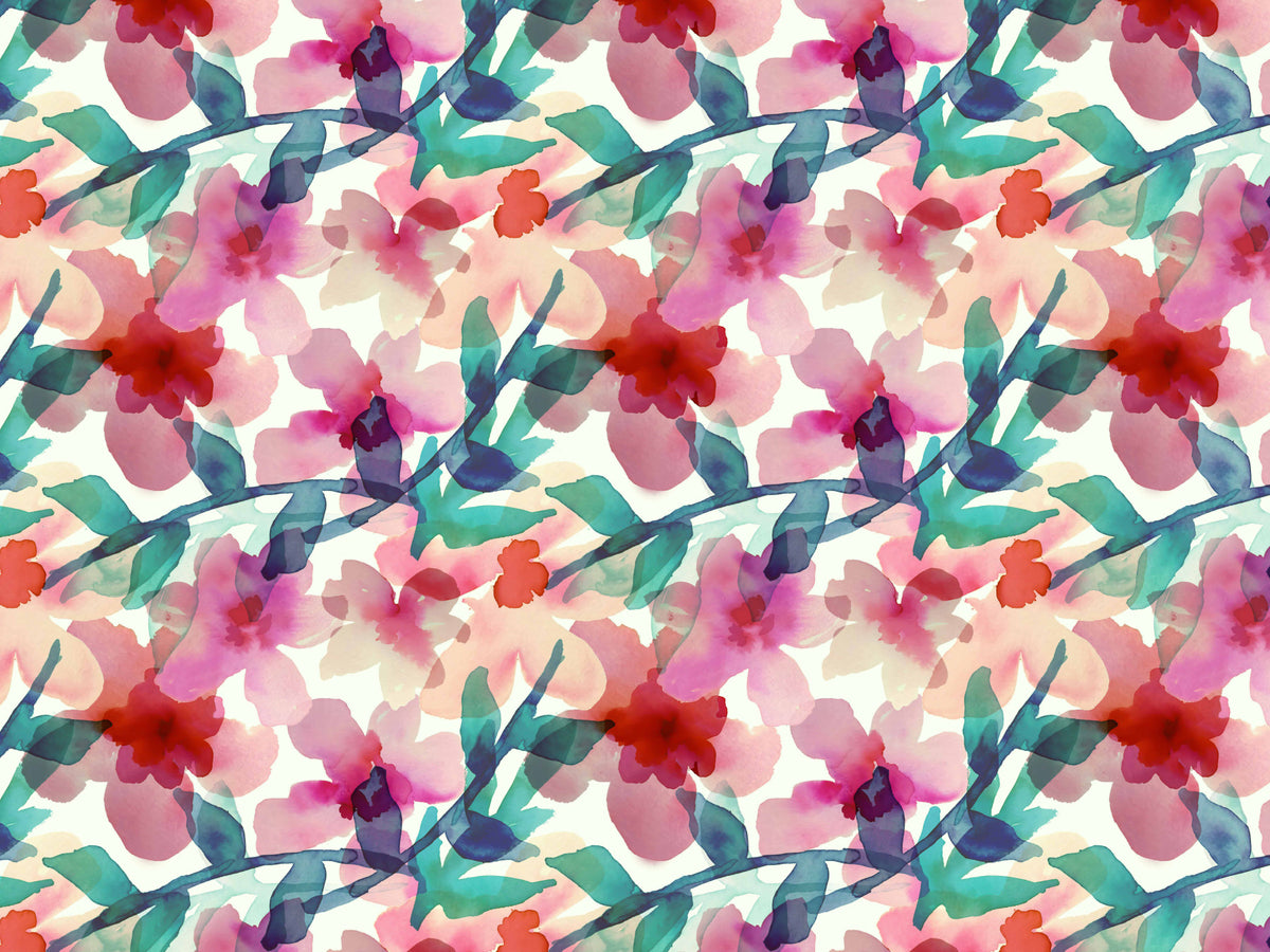 Painted Bloomscape Wall Mural -2671425