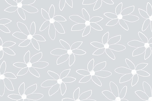 Doodle Flowers Wall Mural -2472033