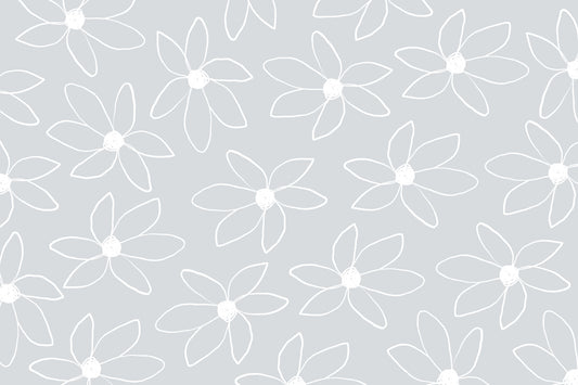 Doodle Flowers Wall Mural -2472033