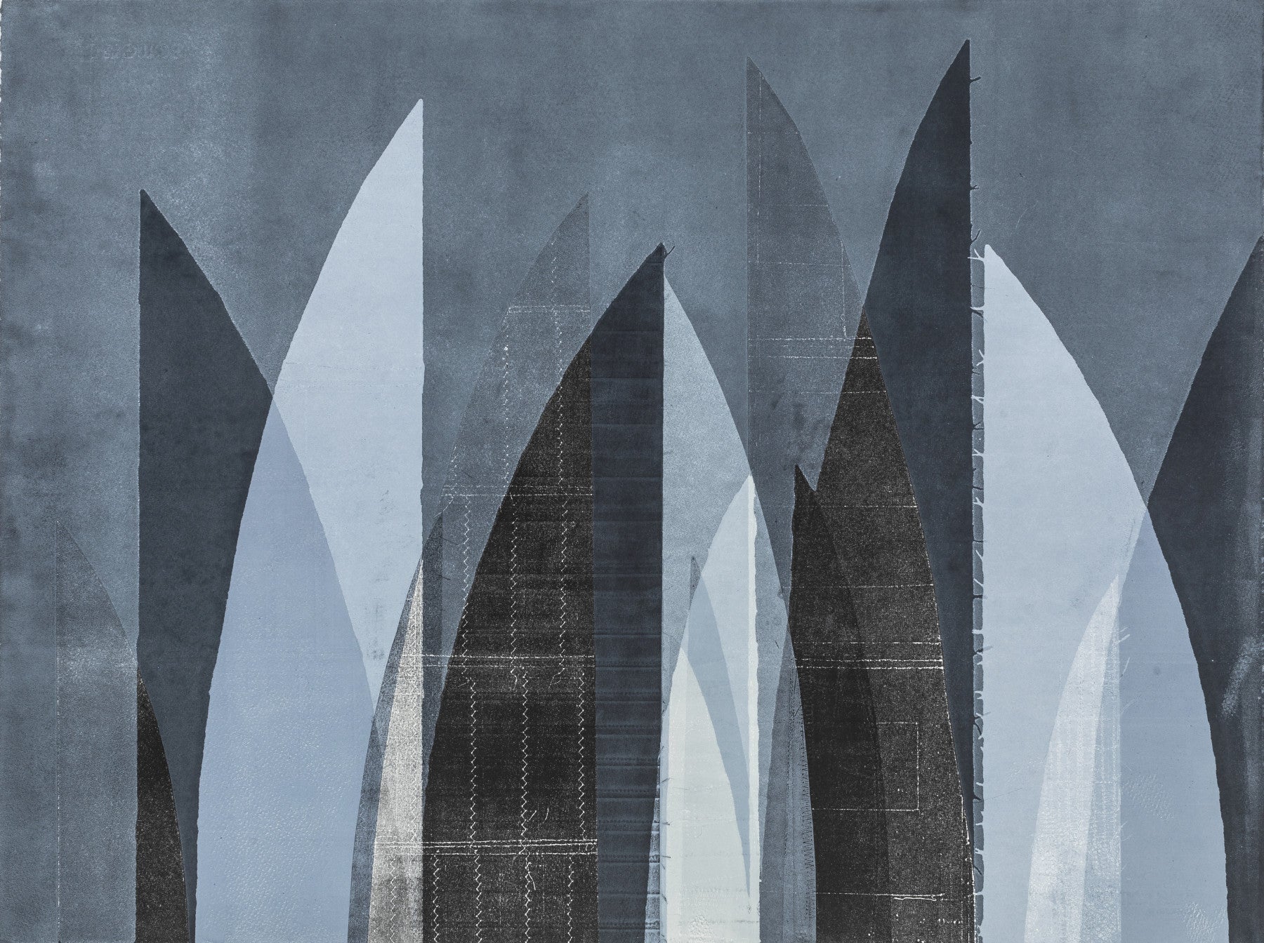 Abstract Peaks Wall Mural - 2843892