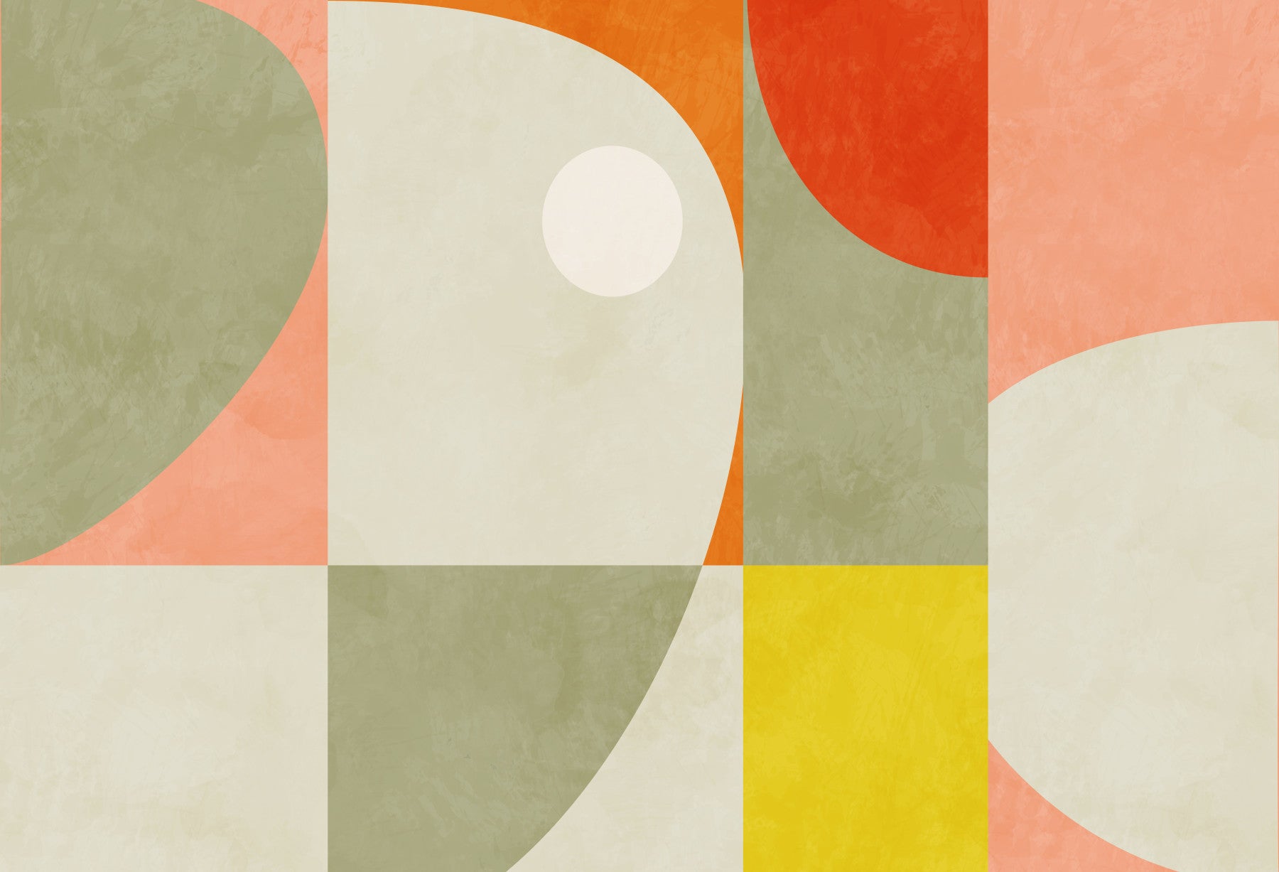 Geometry in Harmony Wall Mural -2858625