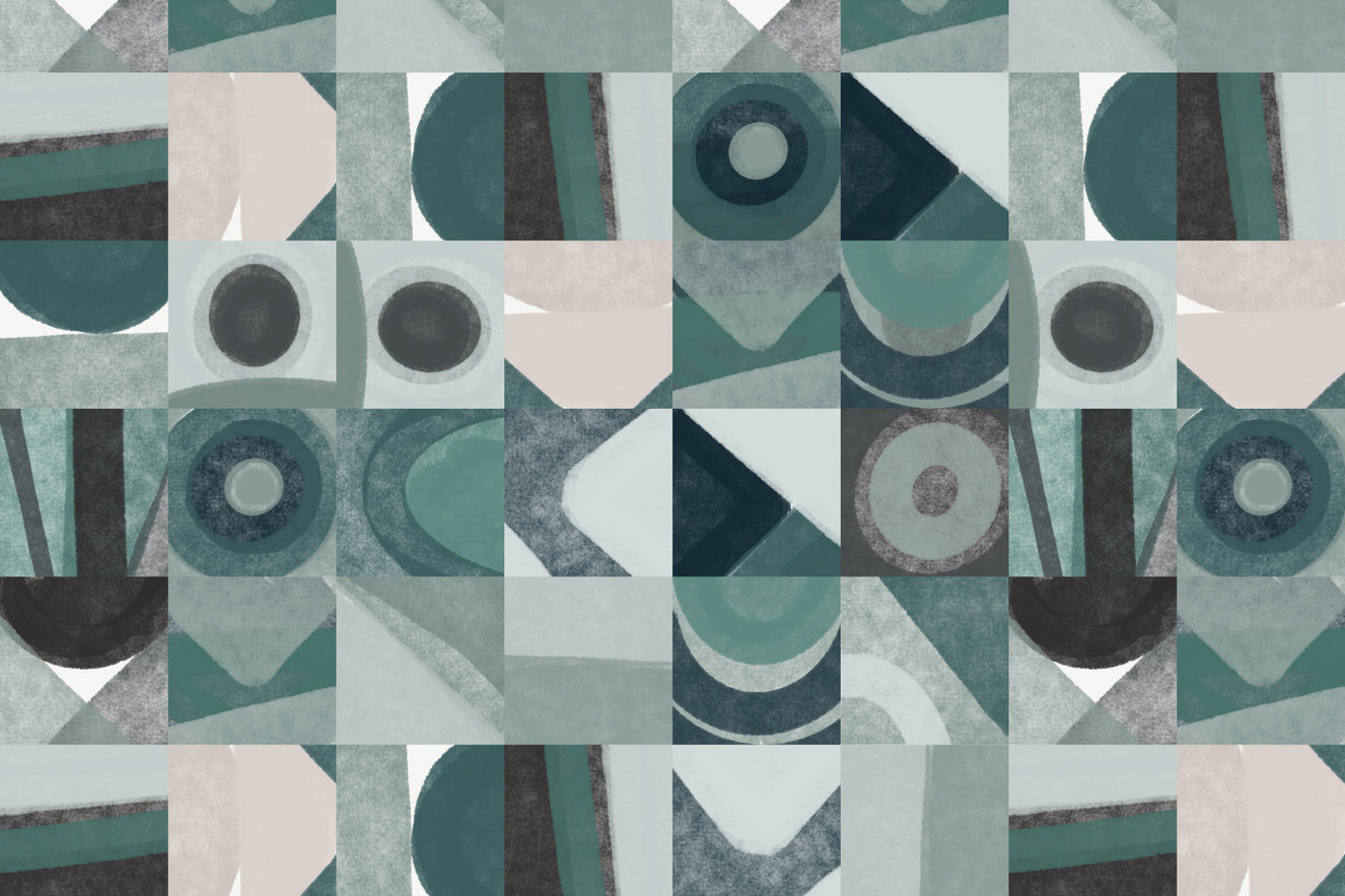 Abstract Tiles Wall Mural -2861701