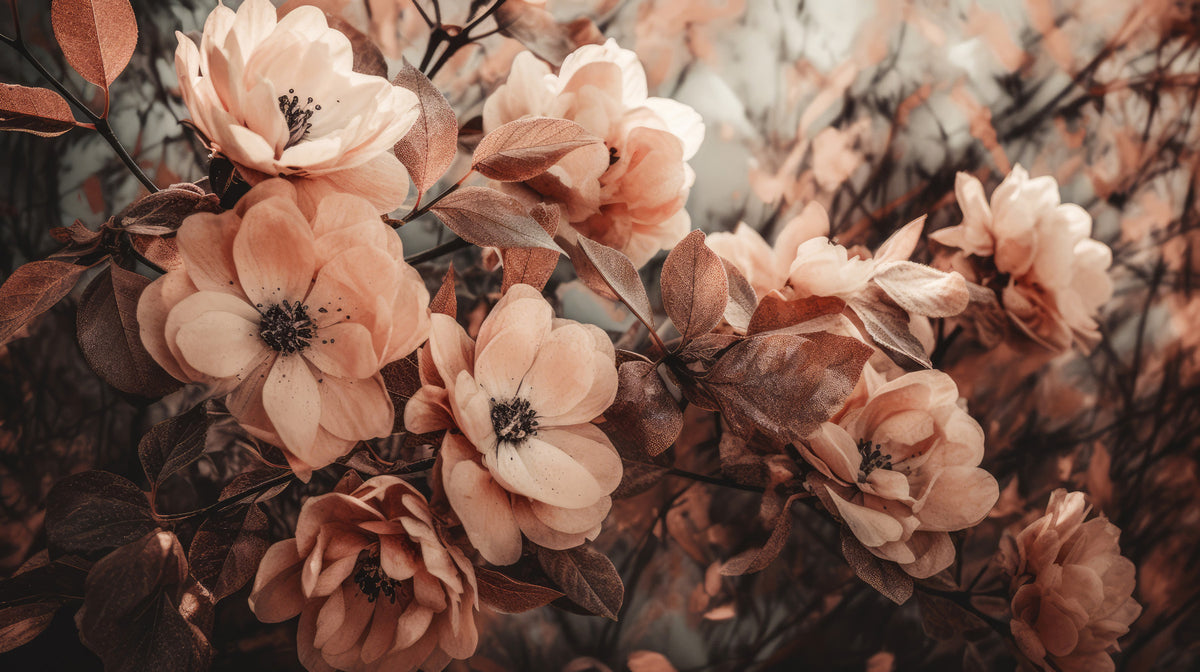 Rustic Petals Wall Mural -2495068 in your room — zoomed