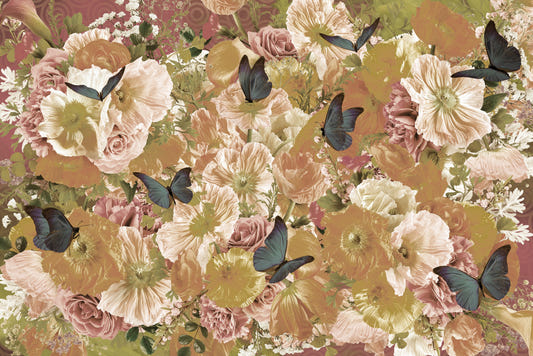 Floral Flutter Wall Mural -2605244
