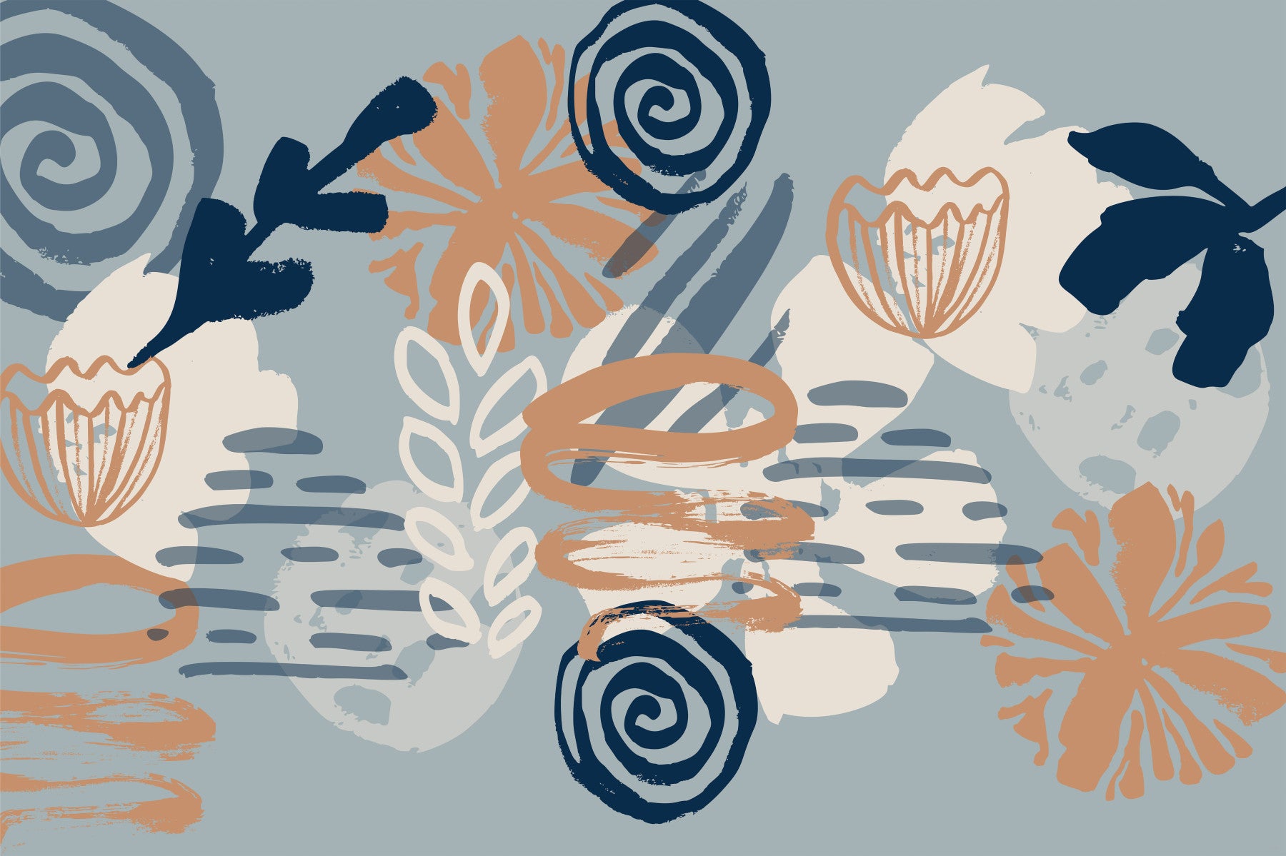 Abstract Bloom Wall Mural -2759447