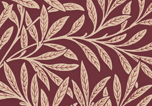 Vintage Leaf Wall Mural -2606270