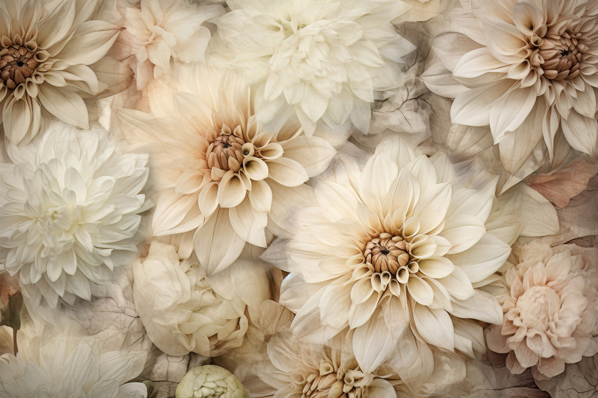 Neutral Bloom Wall Mural -2578266