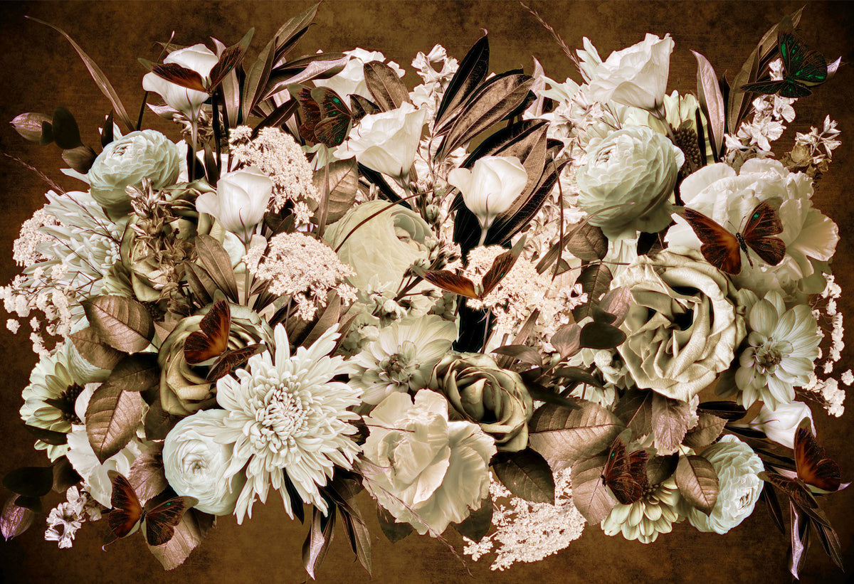 Vintage Floral Whispers Wall Mural -2620700 in your room — zoomed