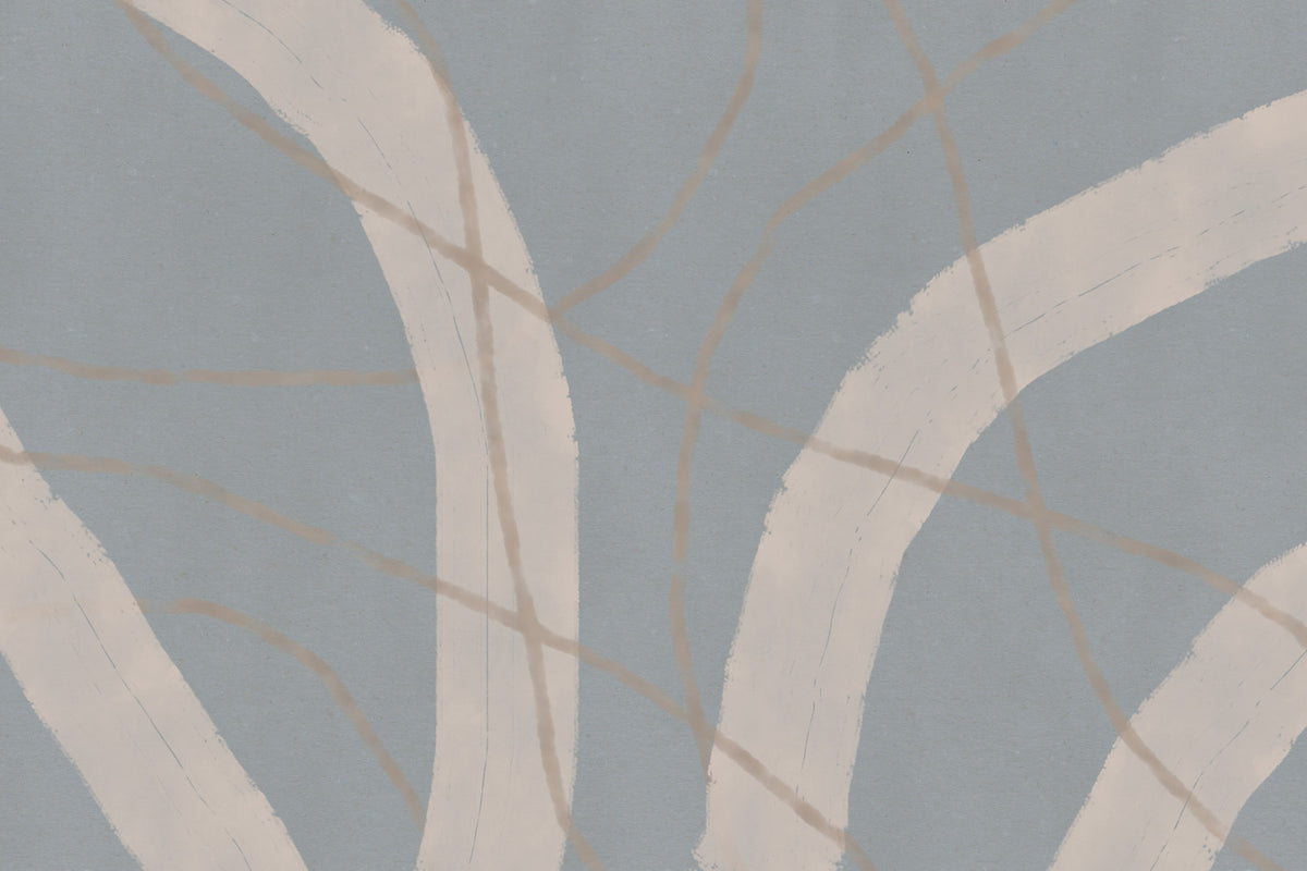 Curved Strokes Wall Mural -2876327 in your room — zoomed