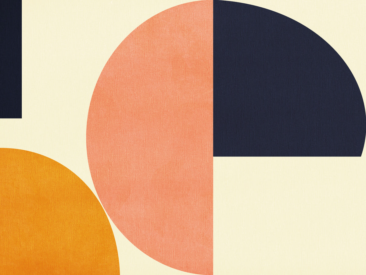Retro Geometry Wall Mural - 2858614 in your room — zoomed