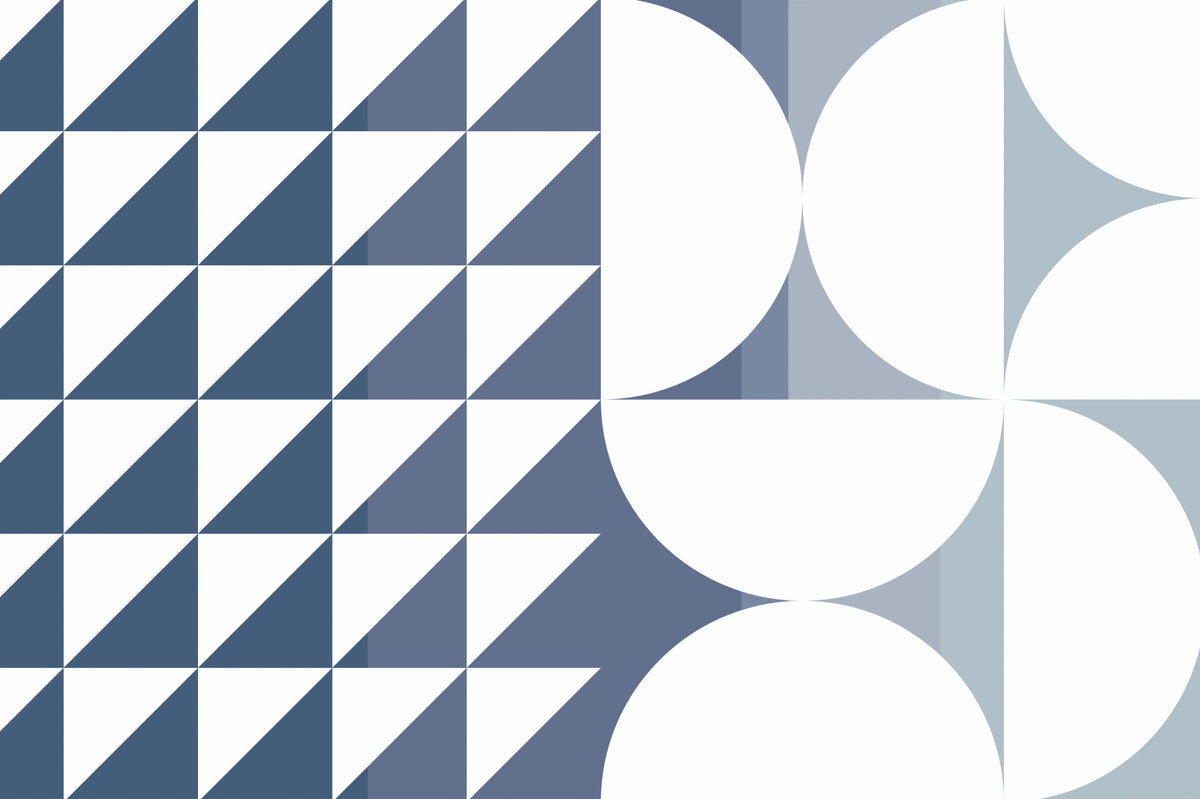 Triangles & Curves Wall Mural -2761201