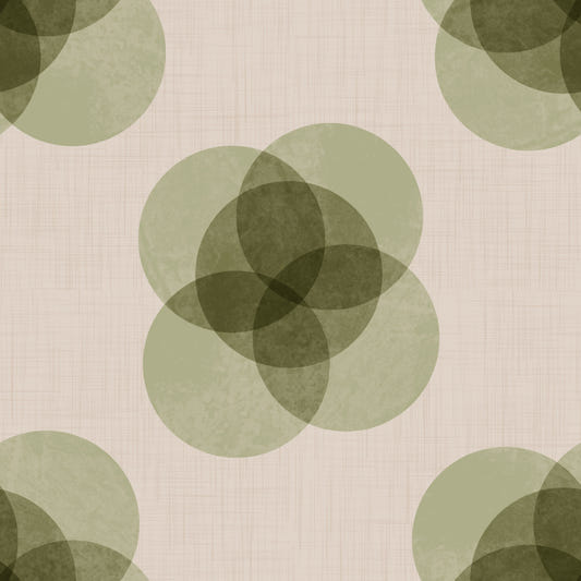Japandi Petal - Soft Linen Minimal Modern Floral Wallpaper⁠