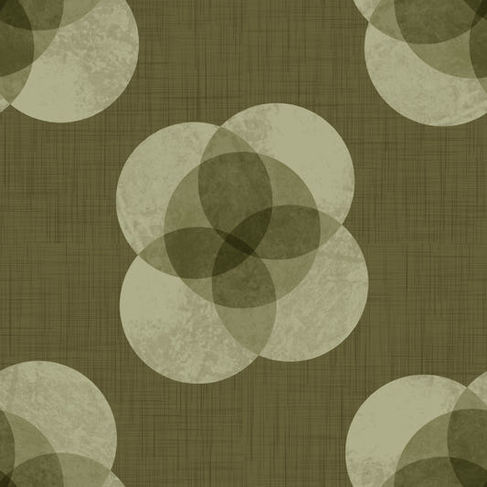 Japandi Petal - Olive Minimal Modern Floral Wallpaper⁠