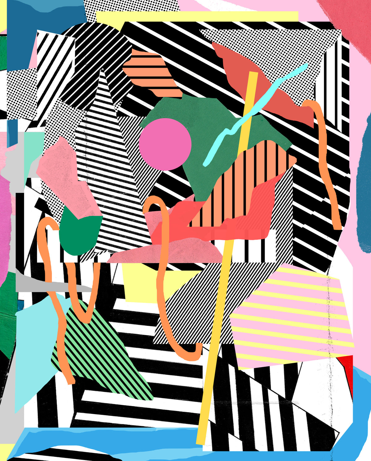Big wall Wall Mural in your room — zoomed