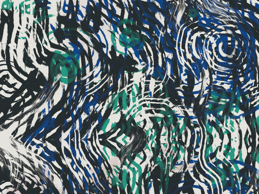 Groovy Brushstrokes Wall Mural -2630471