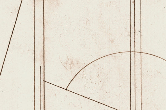 Line Dance: Minimalist Geometry Wall Mural -2632107
