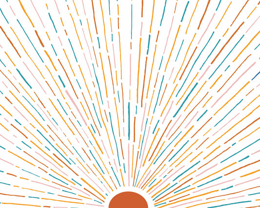 Sunrise Burst Wall Mural -2674537
