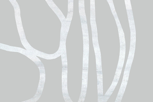 Abstract Gray Lines Wall Mural -2717209