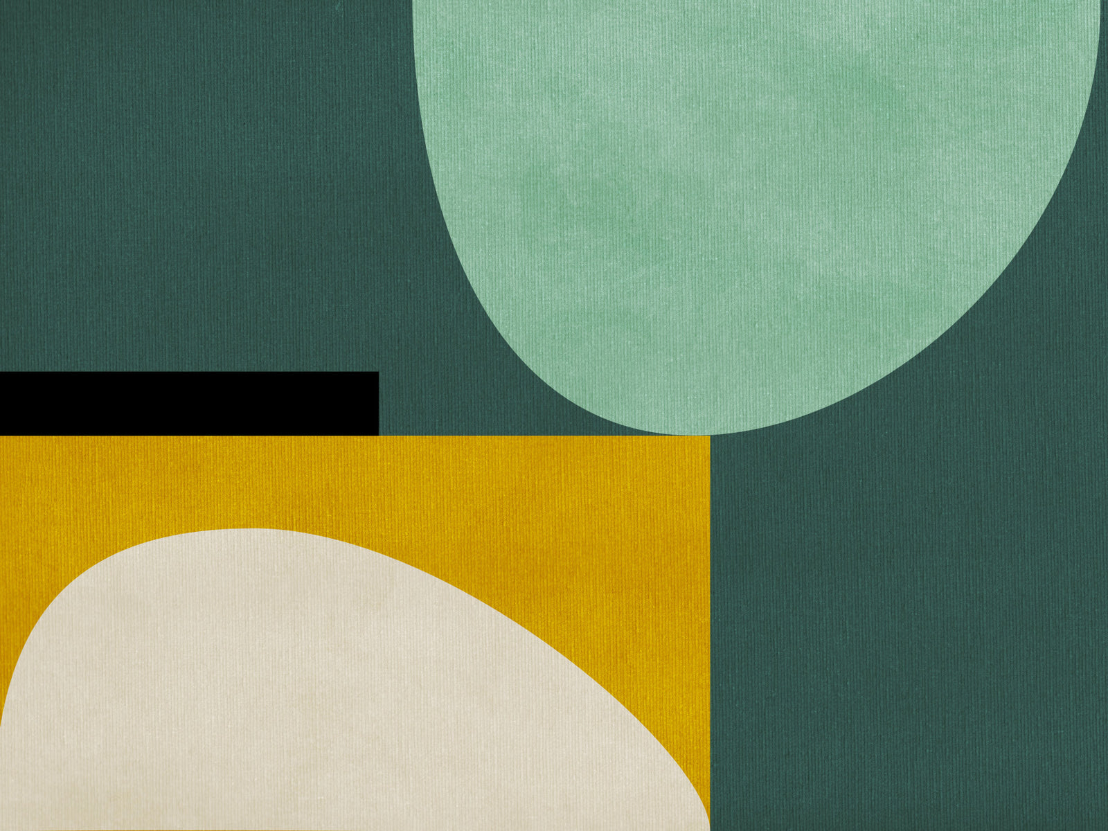Minimalist Curves Wall Mural - 2858615