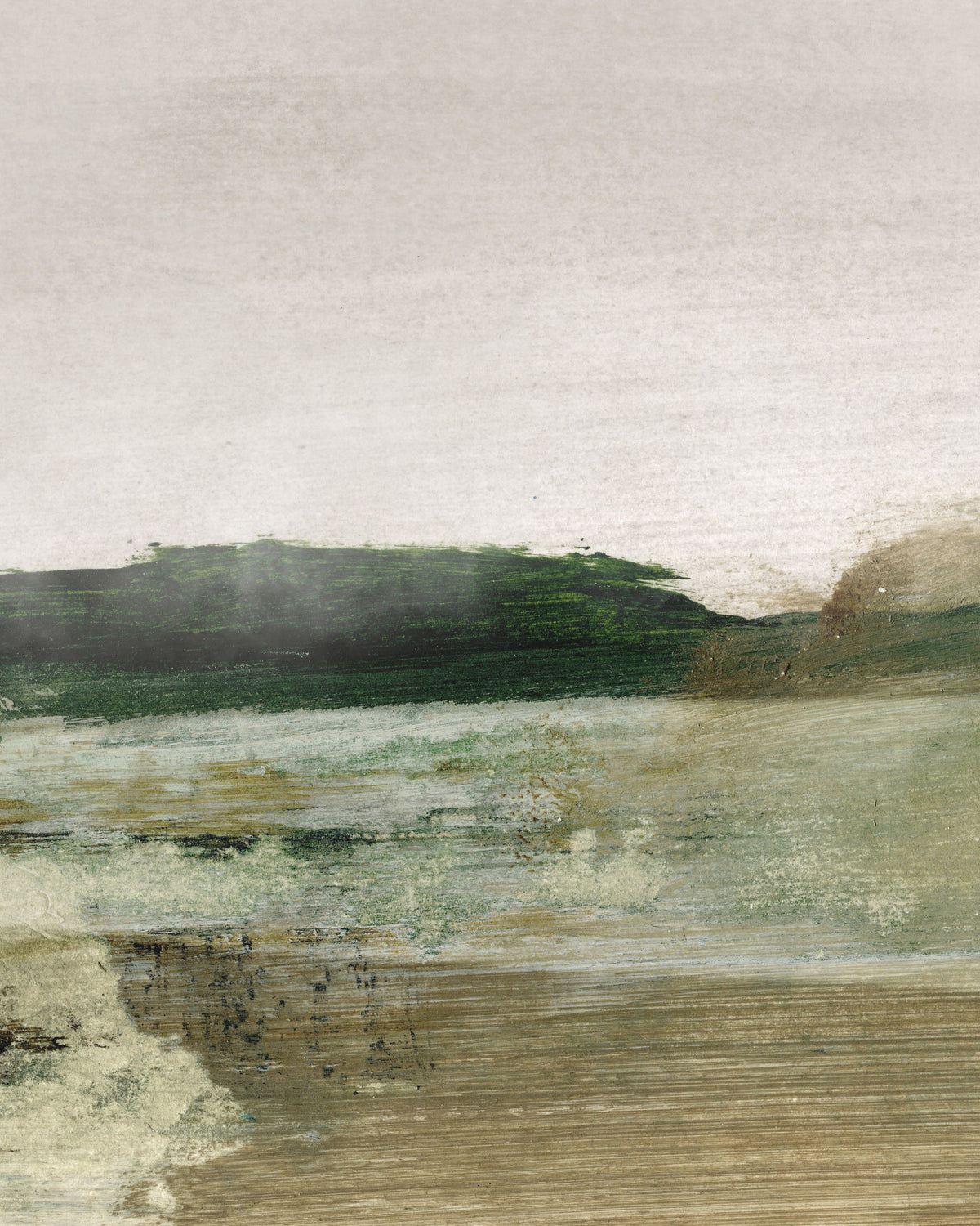 Brushstroke Horizon Wall Mural -2938603
