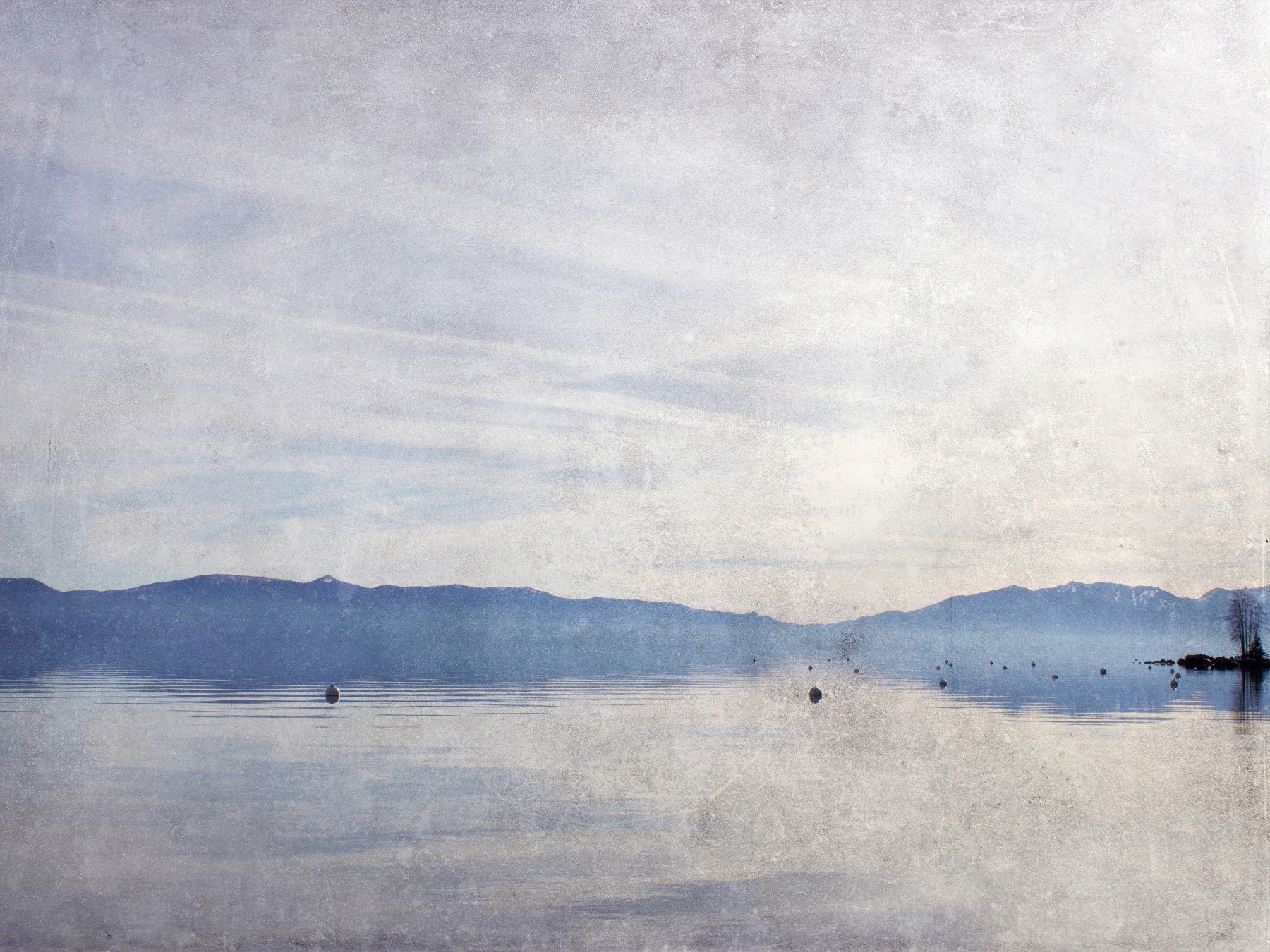Serene Lake Vista Wall Mural -2671436