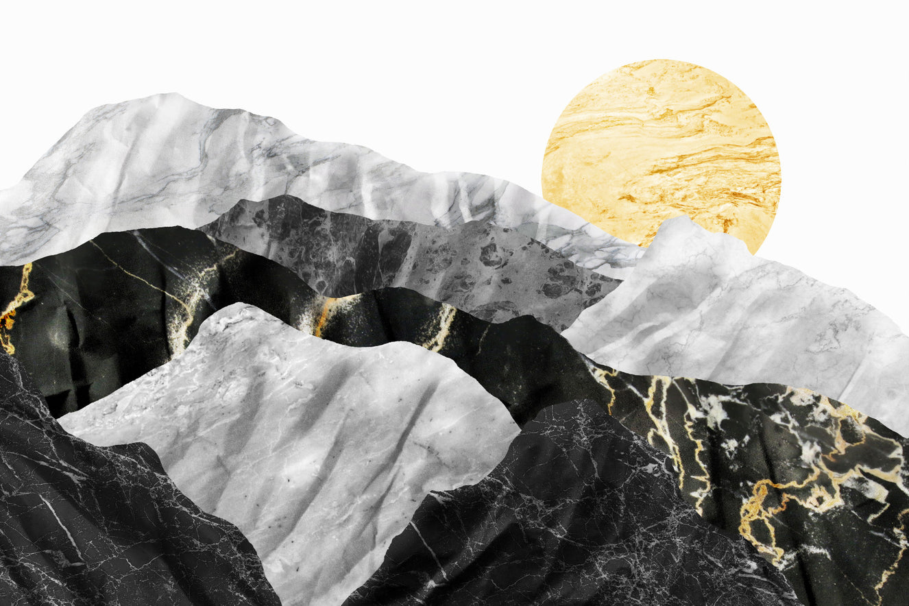 Marble Peaks Wall Mural -2583866