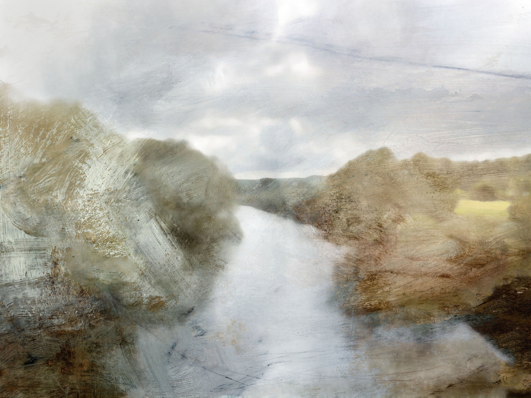 River Haze Wall Mural -2469812