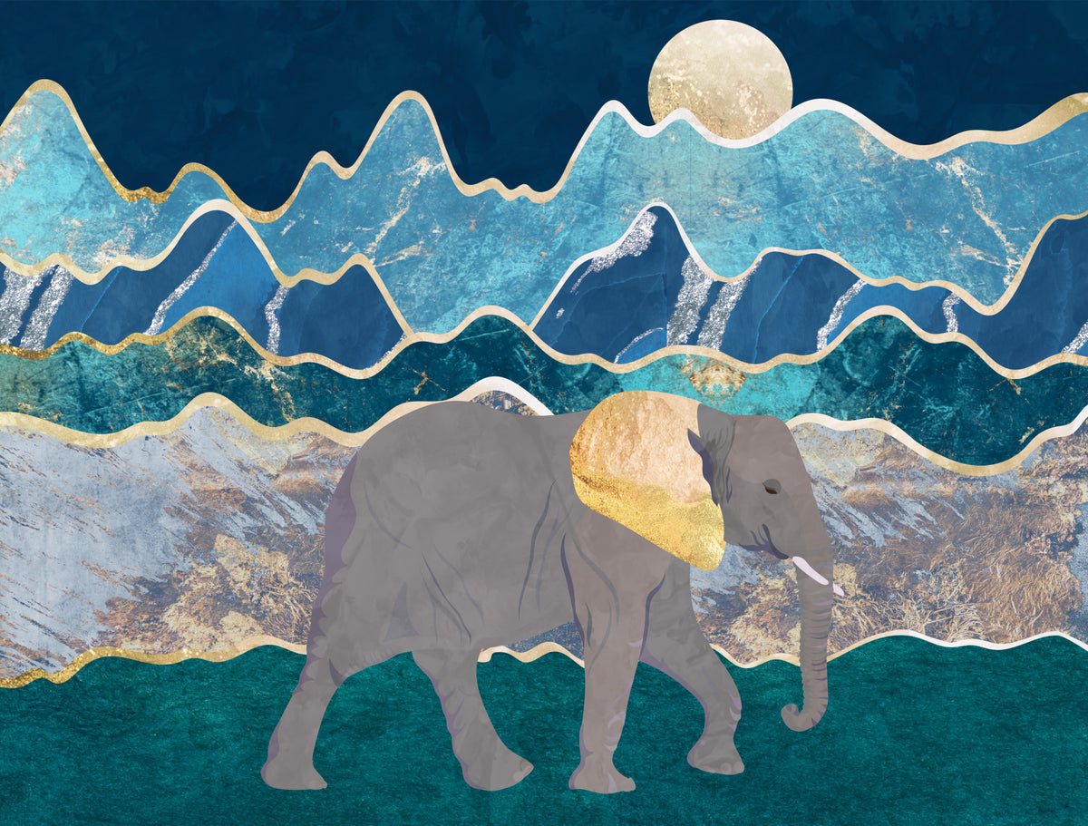 Elephant Vista Wall Mural -2465921