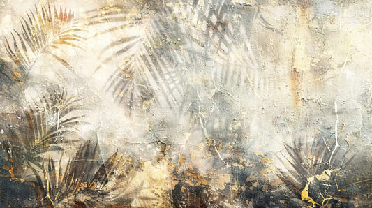 Tropical Grunge Wall Mural