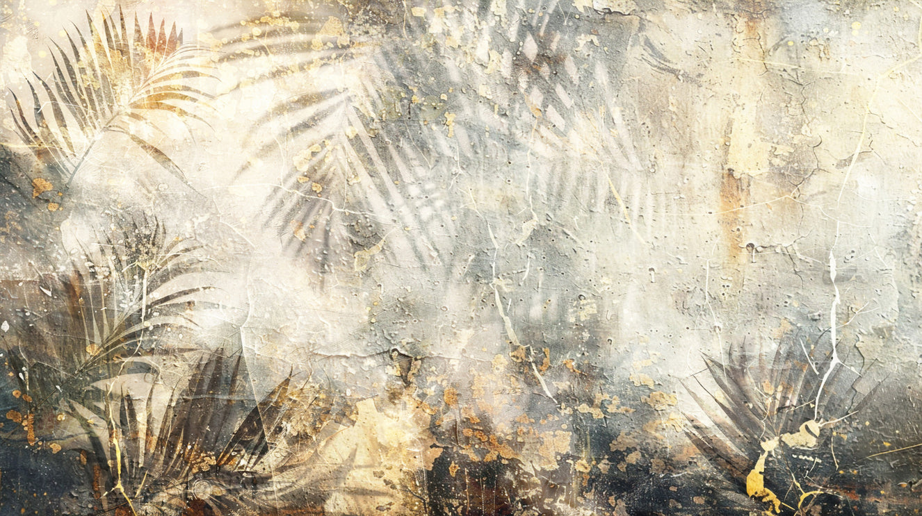Tropical Grunge Wall Mural