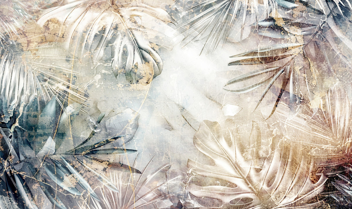 Ethereal Foliage Wall Mural