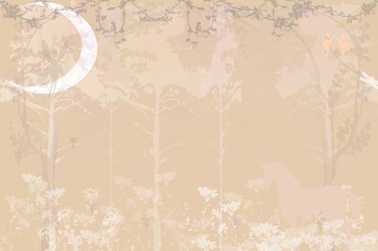 Moonlit Unicorn Grove Wall Mural -2721563