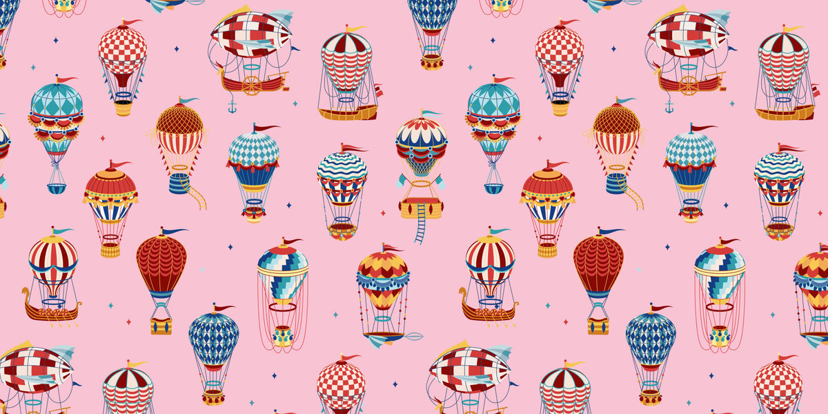 Vintage Balloon Voyage Wall Mural -2735488 in your room — zoomed