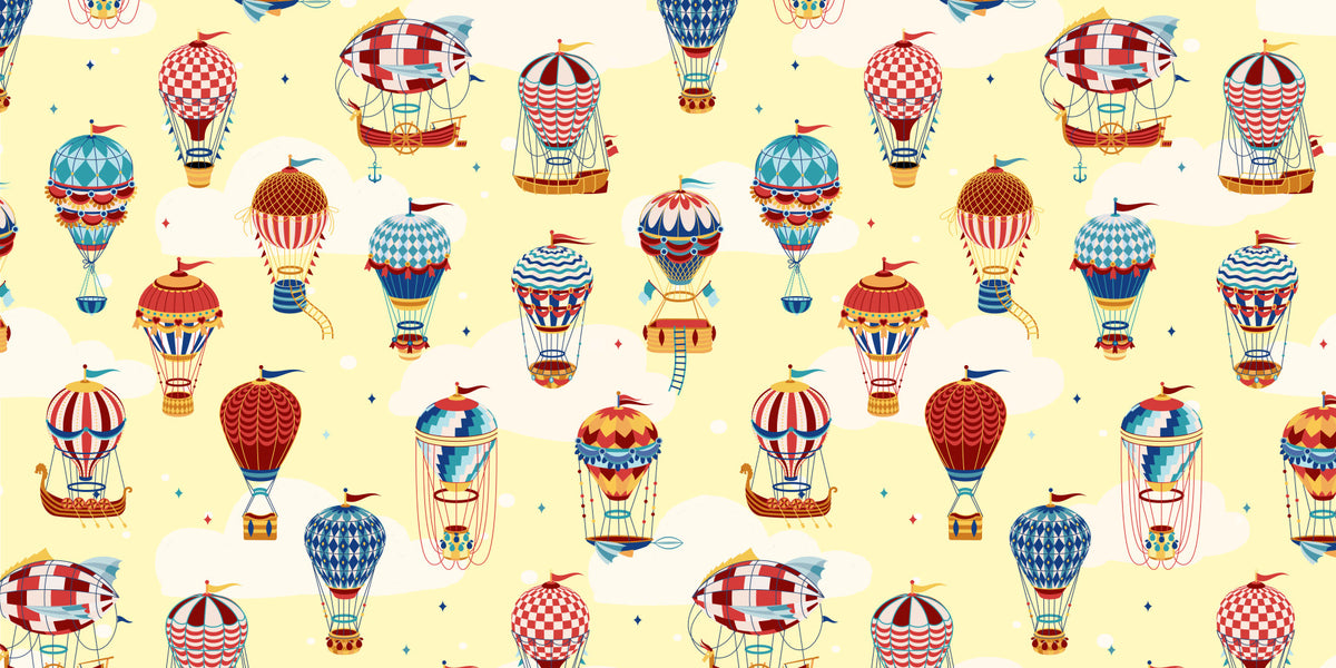 Up, Up, and Away Balloons Wall Mural -2735492